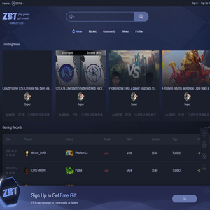 【ZBT】Global Gaming Digital Asset Community_ DOTA2, CSGO, H1Z1